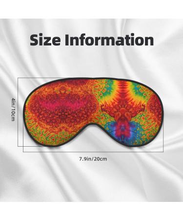 Buy Tie Dye Hippies Soft Sleep Eye Mask | Breathable Travel Eye Patch for Relaxation - Buy Online on GoSupps.com