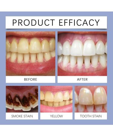 Natural Teeth Whitening Powder | Gentle Oral Care for Fresh Breath & Stain Removal Daily Cleaning Yellow(3PCS) 1 Count (Pack of 1) - Buy Online on GoSupps.com