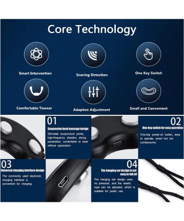 Electric Anti-Snoring Device | Variable Speed Stop Snoring Machine for Comfortable Sleep Aid & Effective Snoring Prevention - Buy Online on GoSupps.com