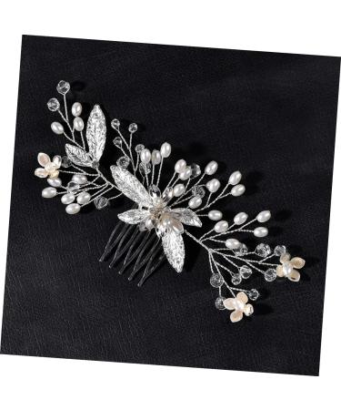 FOYTOKI Handmade Crystal Tiara Bridal Hair Comb Wedding Hair Accessories for Brides Wedding Hair Comb for Brides Bride Headpieces for Wedding Bridal Rhinestone Headpieces Bridal Headdress - Buy Online on GoSupps.com