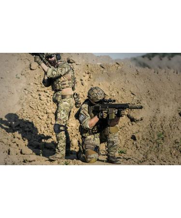 CP Camo Military Tactical Knee & Elbow Pads for Outdoor Sports - Combat, Airsoft, Paintball, Hunting | Skate Protective Gear - Buy Online on GoSupps.com