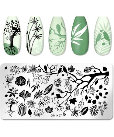 Nail Art Stamping Plate for Valentine's Day Flower Butterfly & Vine Designs | Perfect for Creative Nail Art - Buy Online on GoSupps.com