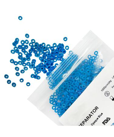 1000pcs/bag Dental Orthodontic Separator Bulk Pack Elastic Orthodontic Separate Ties for Dental Care and Treatment