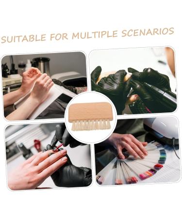 FOYTOKI Nail Cleaning Brush Manicure Brush Nail Duster Nail Supplies Nail Scrub Brush Nail Dust Brush Nail Brush for Cleaning Fingernails Nail Scrubber Nail Brush Cleaner Small Nail Brush - Buy Online on GoSupps.com
