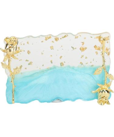 DAUZ Nail Art Palette Display Board Translucent Irregular Pattern Photography Props for Nail Art Schools (Blue) | Nonslip Nail Art Paint Palette - Buy Online on GoSupps.com