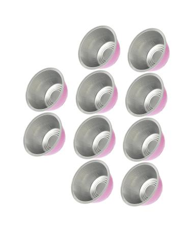 minkissy 40pcs Bowl for Melting Wax Tool Aluminum Foil Wax Accessories Hair Removal 8.3x8.3cmx4pcs pinkx4pcs