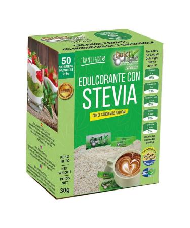 DULCILIGHT EDULCORANTE STEVIA Zero 50 sbrs suppl ment conditionn en sachets pour boisson m langer tui de 50 sachets-dose permet d apporter facilement des actifs cibl s au quotidien et facilite