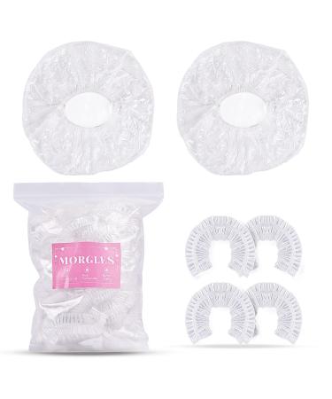 Shower Caps  MORGLES 100 PCS Clear Plastic Hair Caps Waterproof Disposable Shower Caps Plastic Hair Bath Caps Shower Caps Bulk for Women Hair Salon Home Use 100PCS - Buy Online on GoSupps.com