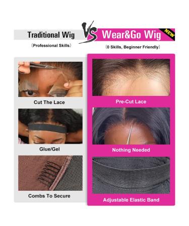 Lealife 24 Inch Glueless Water Wave Lace Front Wig - Pre Plucked, Beginner Friendly Human Hair Closure Wig - Buy Online on GoSupps.com