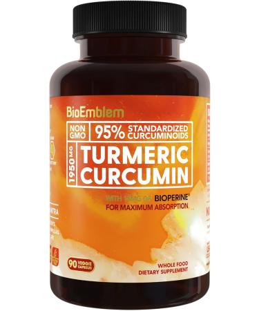 BioEmblem Magnesium Glycinate with Zinc and Turmeric Curcumin - Buy Online on GoSupps.com