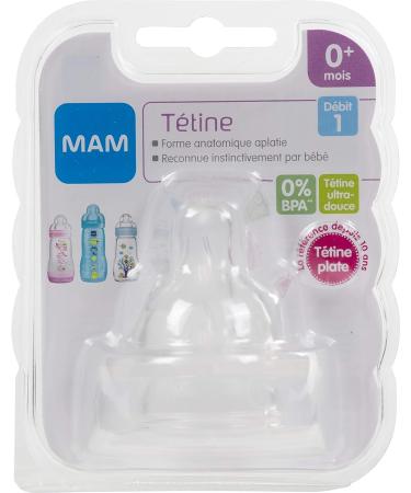 MAM Low Flow Teats Set - Pack of 2 | Perfect for Bottle Feeding - Buy Online on GoSupps.com