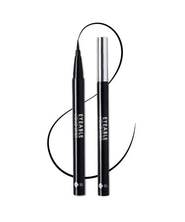 Eyeable Liquid Liner by BL Lashes | Eyelash extension friendlly eyeliner| Safe for lash extensions| Water-based  Smudge-proof  Long lasting formula  Black  0.6ml