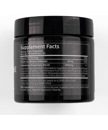 Rasav Horny Goat Weed and Tongkat Ali Supplement for Men, Testosterone Booster Supplement for Men, Male Enhancing Supplements, Supports Muscle Growth, Strength, Energy and Stamina, 120 Capsules - Buy Online on GoSupps.com