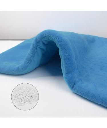GOQOTOMO Weighted Heating Pad for Fast Pain Relief - Moist/Dry Heat Therapy for Back, Waist, Abdomen, Shoulder, Neck and Cramps - Auto-Off Hot Heated Pad (Blue, 19*24) - Buy Online on GoSupps.com