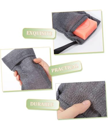 Baluue 18 Pcs Soap Bag Exfoliator Exfoliating Sponge Pouch Household Soap Pouch Foam Net Polyester Grey 20X12CMx3pcs Greyx3pcs - Buy Online on GoSupps.com