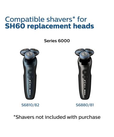 Philips Norelco Series 6000 Replacement Head - Black - 1 Count - Buy Online on GoSupps.com