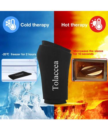 Tolaccea Reusable Cold-Warm Compress Gel Pad for Wrist | Pain Relief & Injury Recovery - Black M - Buy Online on GoSupps.com