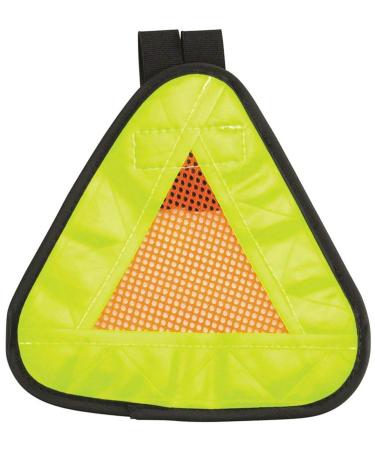 Aardvark Reflective Yield symbol 7x7" with Velcro Strap