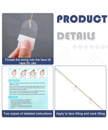 68-Piece Face Lifting Tapes Set | Instant Invisible Face Lift Stickers for Women | Neck & Eye Lift Tape with Lifting Rope | Adhesive Lifting Patch for Quick Face Beauty Results - Buy Online on GoSupps.com