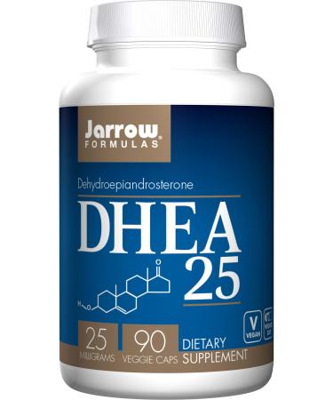 Jarrow Formulas DHEA 25 25 mg 90 Veggie Caps