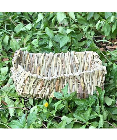 ANCLLO Portable Grass Bed Hand-Made Guinea Pig Grass Bed Play Bed for Chinchillas Rabbits and Other Small Animals - Buy Online on GoSupps.com