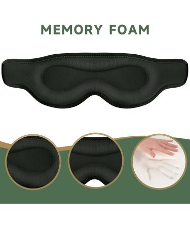 Rilextec 3D Contoured Sleep Mask for Women and Men - Adjustable Strap Blindfold for Sleeping and Travel - Buy Online on GoSupps.com