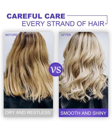 Masque Violet D jaunisseur Intense Vitamins Masque Violet Cheveux Blond Purple Toning Hair Mask Pour Cheveux D color s ou claircis - Neutralisation des Reflets Jaunes & Orang s - Buy Online on GoSupps.com