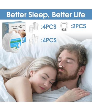 10PCS Reusable Anti Snore Devices - Stop Snoring Solution for Men and Women | Silicone Nose Vents & Magnetic Clips | Nasal Snorers Sleep Aid (S M L XL) - Buy Online on GoSupps.com