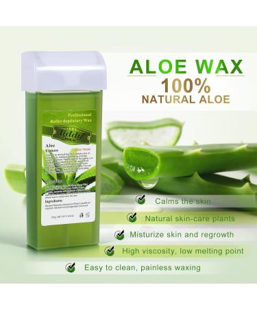 Soft Wax Roller Refill Kit for Women - Aloe Infused, 4 Pack (14.1 OZ) - Buy Online on GoSupps.com