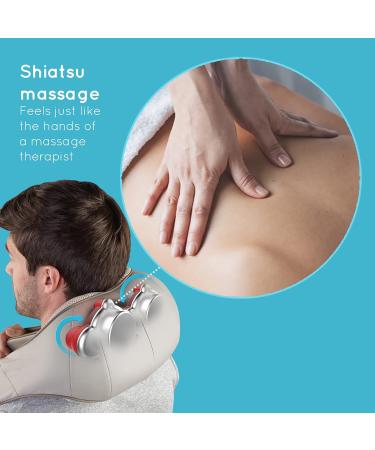 House of Marley Homedics Shiatsu Massager - Portable Electric Back Neck & Shoulder Relief with Warmth | Versatile Muscle Reduction for Home & Office - Buy Online on GoSupps.com