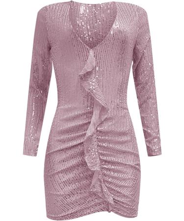 HANXIULIN Women's V-Neck Winter Dress | Casual Cocktail Christmas Party & Tunic Dress - Shop Now! - Buy Online on GoSupps.com