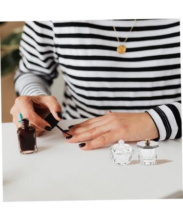 FRCOLOR Art nail art crystal cup Acrylic liquid container Powder dish clear tumbler transparent nail polish glass dapping dish powder nail crystal Nail Liquid Dish Nail Liquid Nail - Buy Online on GoSupps.com