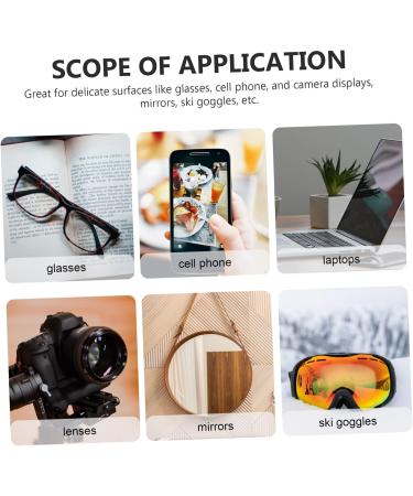 50pcs Microfiber Cleaning Cloth for Glasses - Eyeglass Lens Wipe Streak-Free Ideal for Lenses & Screens - International Shipping Available - Buy Online on GoSupps.com