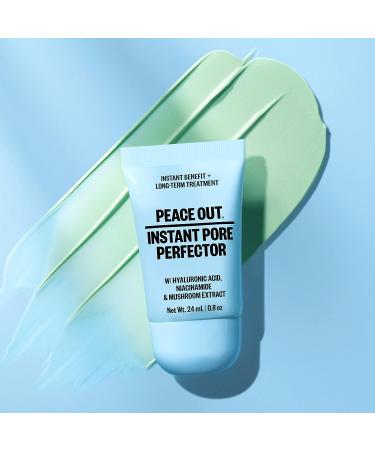 Peace Out Skincare Instant Pore Perfector | Skin Primer with Hyaluronic Acid and Niacinamide | 0.8 Oz Silicone-Free Formula for Pore Blurring, Redness Reduction and Long-Lasting Makeup | Instant Filter Finish - Buy Online on GoSupps.com