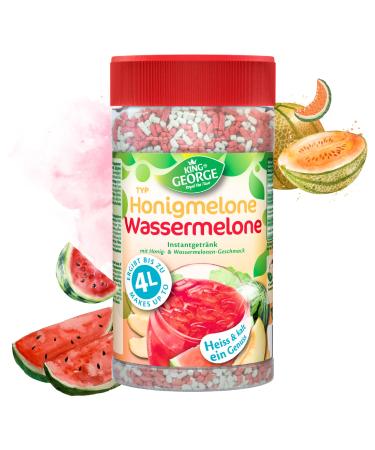 KING GEORGE Melon au miel Past que Boisson th instantan e 6 x 400 g Boisson th instantan un r gal chaud et froid paquet de miettes - Boisson pour l' t anniversaire f te melon miel past que