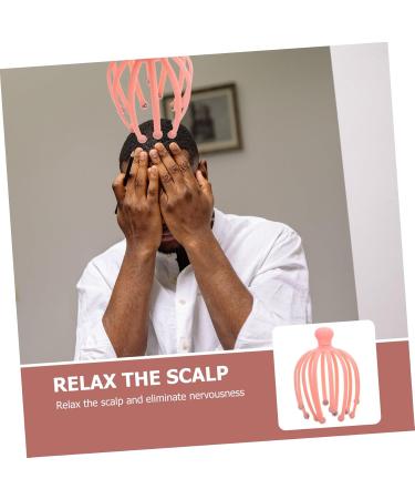 Collbath 2 STK Handheld Head Massager - Silver Ponytail Clip & Octopus Plastic Scraper for Ultimate Relaxation | International Shipping Available - Buy Online on GoSupps.com