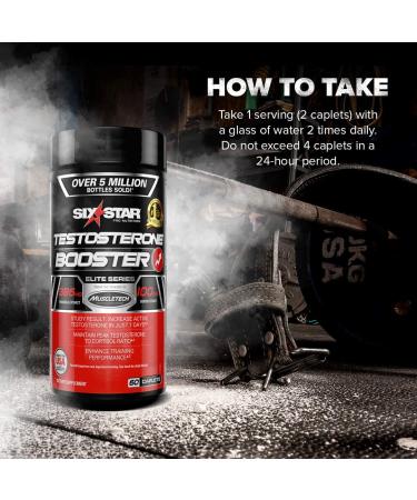 Six Star Six Star Pro Nutrition Testosterone Booster Elite Series 60 Caplets - Buy Online on GoSupps.com