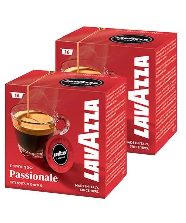 Lavazza – Lot of 2 boxes of 16 coffee capsules A Modo Mio Espresso Passionale