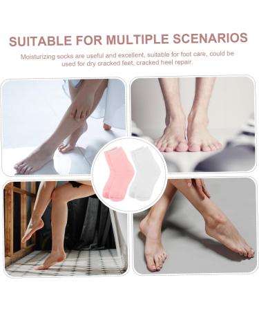 minkissy 2 Pairs Socks for Women Womens Socks Cleft Foot Moisturizing Gel Lovers - Buy Online on GoSupps.com