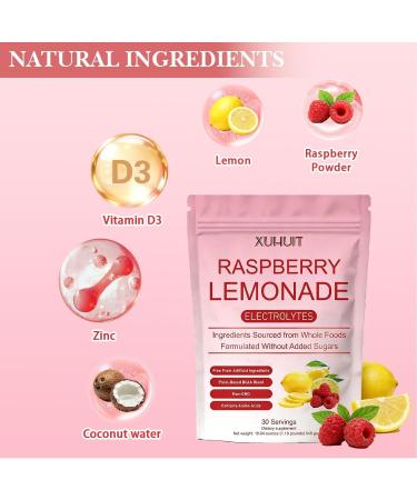 FW ZONE Raspberry Lemonade Electrolyte Drink Mix Powder with Coconut Water & Essential Minerals Monk Fruit & Stevia Sweetened No Artificial Flavors or Sweeteners 30 Servings - Buy Online on GoSupps.com