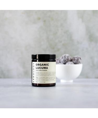Erbology Organic Lucuma Powder 90g - 45 Servings - Gut Health Support - Low Glycemic Index - Sustainably Sourced Straight from Farm in Peru - Small Batch - Vegan - GMO-Free - Buy Online on GoSupps.com