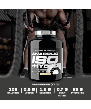 Scitec Nutrition Anabolic Iso+Hydro - Whey Protein Blend - With Creatine Maca & Amino Acids - ZMB6 Complex for Testosterone Maintenance 2350g Cookies & Cream - Buy Online on GoSupps.com