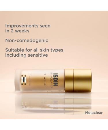 ISDIN Isdinceutics Melaclear Anti-Spot Facial Serum 71% Reduction of Spots and Visible Results in 14 days 30 ml - Buy Online on GoSupps.com