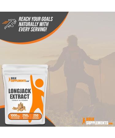 BulkSupplements.com Longjack Extract Powder - Tongkat Ali Extract Tongkat Ali for Men & Women - Gluten Free 1g per Serving 250g (8.8 oz) (Pack of 1) 8.75 Ounce (Pack of 1) - Buy Online on GoSupps.com