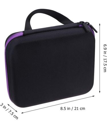 Milist 15ml EVA Essential Oils Storage Bag - Travel Bottle Holder - Violet Purple - Buy Online on GoSupps.com