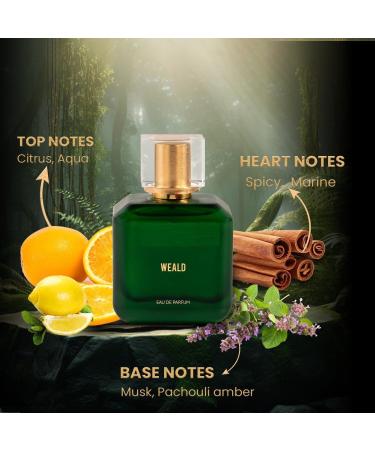 WEALD Perfume for Men | Eau De Perfum | Long Lasting Fragrance Perfum | For Men | 100ml - Buy Online on GoSupps.com