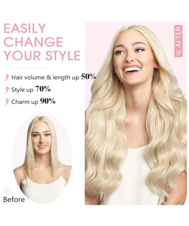 Silk-Co 50cm Hair Extensions for Women | Corrugated Secrets with Rubber Band & Wire | Orange-Red Synthetics - Buy Online on GoSupps.com