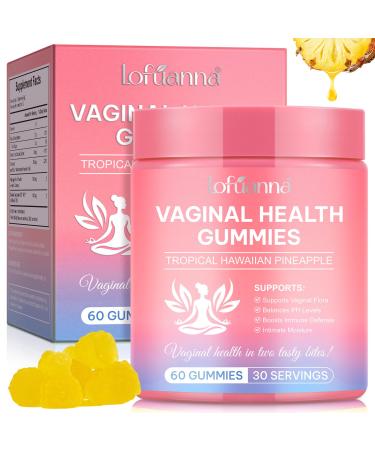 FuzzyUp Feminine Balance Gummies Premium Balance Women's Food Supplement pH Health Immune Support Energy Support Vegan Gluten Free Strawberry Flavor Delicious Flavor Vegan