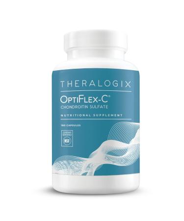 Theralogix OptiFlex-C Chondroitin Sulfate - 90-Day Supply - Chondroitin Capsules - Support Healthy Joint Function and Mobility - Joint Support Supplement for Women & Men - NSF Certified - 180 Capsules