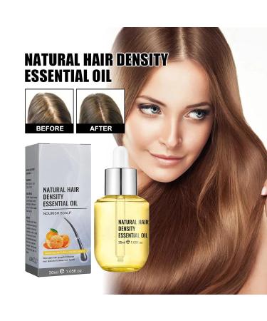 Purc Hair Density Essential Oil - Natural Hair Growth Serum for Men & Women - Reduce Dryness & Frizz - 3pc Set - Buy Online on GoSupps.com